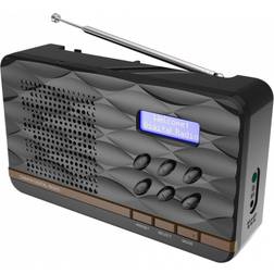 Soundmaster DAB500SI Radio Portative DAB Blanc Argent