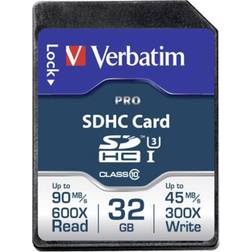 Verbatim 32GB Secure Digital High-Capacity (SDHC) Flash Card Model 47021