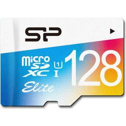 Silicon Power Elite microSDXC Class 10 UHS-l U1 85MB/s 128GB +SD Adapter