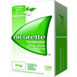 Nicotinell Freshmint 2mg 105 stk Tyggegummi