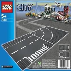 LEGO City T-kryds & Vejsving 7281