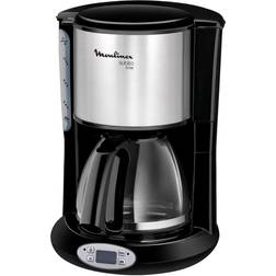 Moulinex Caffettiera Programmabile 15 Tazze 1000W Nero/Acciaio Inox