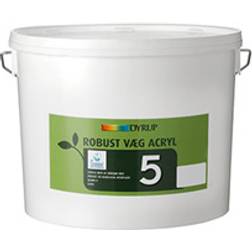 Dyrup 5 Robust Acrylic (6205) Loftmaling, Vægmaling Hvid 10L
