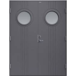 Diplomat Gullan Ytterdörr Klarglas S 6502-B V (150x200cm)