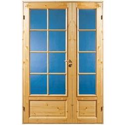 Diplomat 3 Furu SP16 Innerdörr Härdat glas H (82.5x194cm)