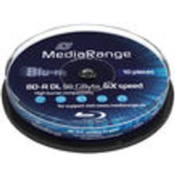 MediaRange MR507, 50 GB, BD-R, Kakkulaatikko, 10 kpl