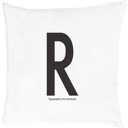 Design Letters R Hovedpudebetræk Black/White (60x50cm)