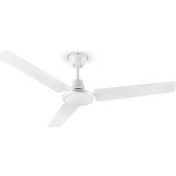 Klarstein Spin Doctor Ventilador 122 cm 55W 3 Aspas Acero Inoxidable