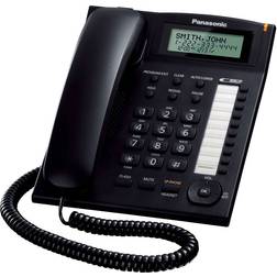 Panasonic KX-TS880EXB Téléphone filaire avec ID d'appelant noir