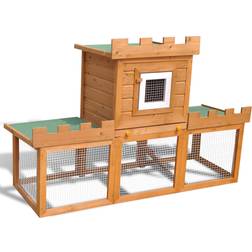 vidaXL 170173 Outdoor Rabbits Cage