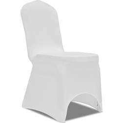 vidaXL 241196 50pcs Stolsöverdrag Vit