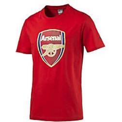 Puma FC Arsenal London Herren Fan Tee T-Shirt Crest 749297-01 rot Größe: