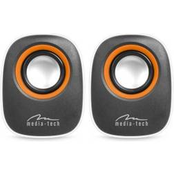 Media-tech MT3137W Altoparlante Nero Cablato 6 W