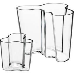 Iittala Alvar Aalto Vase Jarrón 15.9cm 2pcs