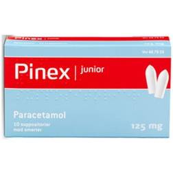 Pinex Junior 125mg 10 stk Stikpiller