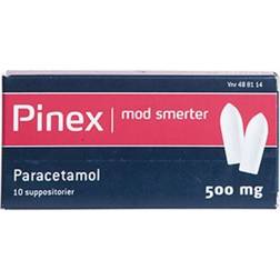 Pinex 500mg 10 stk Stikpiller