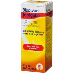 Bisolvon Jordgubbe 0.8mg/ml 125ml Lösning