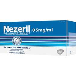 Nezeril 0,5 mg/ml 2x10x0,1ml Näsdroppar