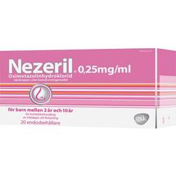 Nezeril 0,25mg/ml 2x10x0,1ml Näsdroppar