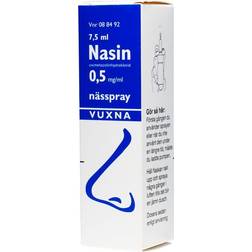 Nasin 0.5mg/ml 7.5ml Nässpray