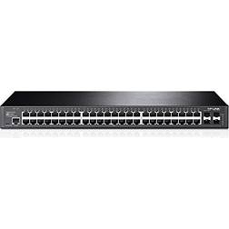 TP-Link JetStream TL-SG3452 Gigabit Ethernet 48 Porte Gigabit L2 Managed Switch 10/100/1000 1U Nero