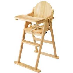 East Coast Nursery Folding Wooden Highchair