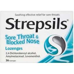 Strepsils Sore Throat & Blocked Nose 36pcs Lozenge