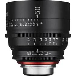 Samyang Xeen 50mm F1,5 VDSLR Attacco Canon