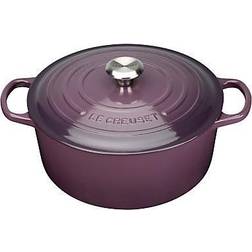 Le Creuset Cassis Signature Cast Iron Round with lid 6.7 L 28 cm