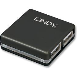 Lindy 42742 Hub De Interfaz 480 Mbit/s Negro