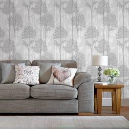 Graham & Brown Eternal Grey Wallpaper (33-287)