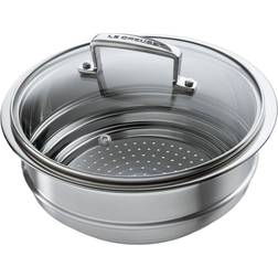 Le Creuset 3-Ply Stainless Steel Multi with Glass Lid Steam Insert 20 cm