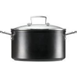 Le Creuset Toughened Non-Stick djup med lock 3.8 L 20 cm