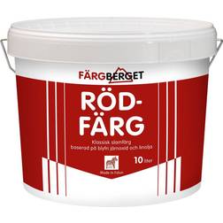 Färgberget - Träfasadsfärg Red 10L