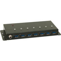 Lindy USB 3.0 Industrial Hub 7 Ports