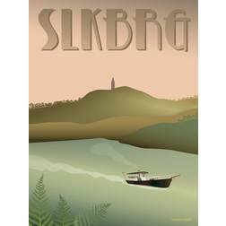 Vissevasse Silkeborg Hjejlen Plakat 30x40cm