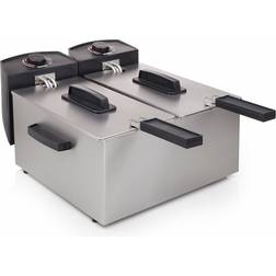 Princess Double Fryer Friggitrice Doppia 2x3 Litri Colore Silver