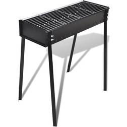 vidaXL Houtskoolbarbecue Staand Vierkant 75x28 cm