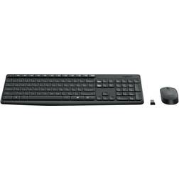 Logitech MK235 Wireless Keyboard and Mouse Combo 2.4 GHz 15 FN USB Qwerty US