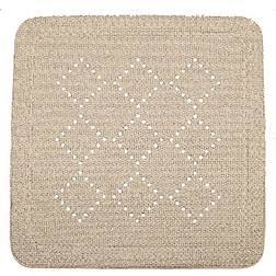 Spirella Tapis Fond De Douche PVC Alaska 55 x 55 cm Beige Bahamas