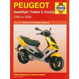 Peugeot Speedfight, Trekker (TKR) and Vivacity Service and Repair Manual: 1996 to 2008 (Haynes Service and Repair Manuals) (Heftet, 2008)