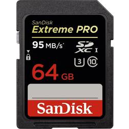 SanDisk Extreme Pro SDXC 95MB/s 64GB