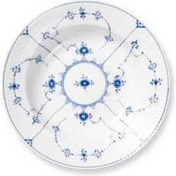 Royal Copenhagen Musselmalet Riflet Dyb tallerken 21cm