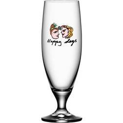 Kosta Boda Friendship Happy Days Beer Glass 50cl