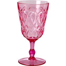 Rice Swirly Embossed White Wine Glass 40cl