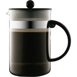 Bodum Bistro Cafetiere Piston 12 Tasses 1.5 L Noir