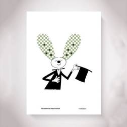 Olle Eksell Rabbit Plakat 50x70cm