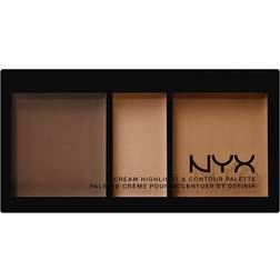 NYX Cream Highlight & Contour Palette Deep