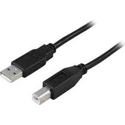 Deltaco USB A - USB B 2.0 0.5m