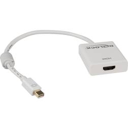 DeLock Mini DisplayPort - HDMI High Speed Adapter M-F 0.2m